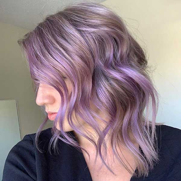 Light Purple Short Hair