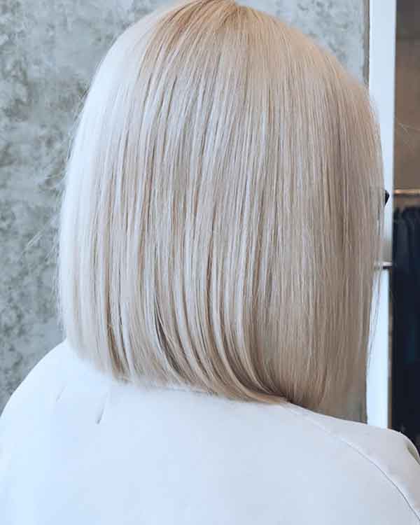 Platinum Blond Short Hairstyles