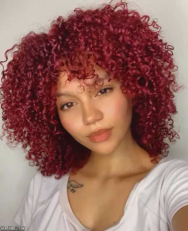 Short Curly Red Hair