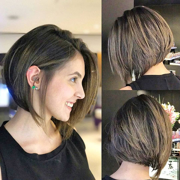 Short Bob Front And Back View