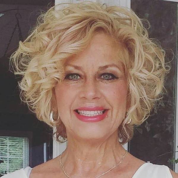 Short Curly Bob Hairstyles For Over 50