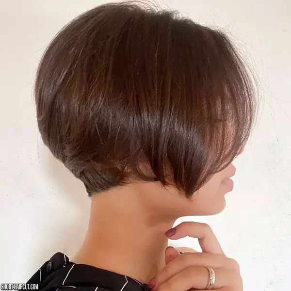 Stacked Bob With Undercut