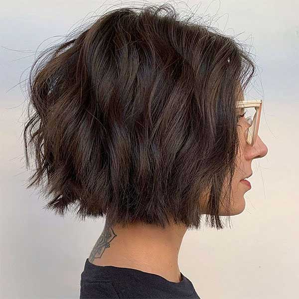 Short Choppy Hairstyles For Thick Wavy Hair