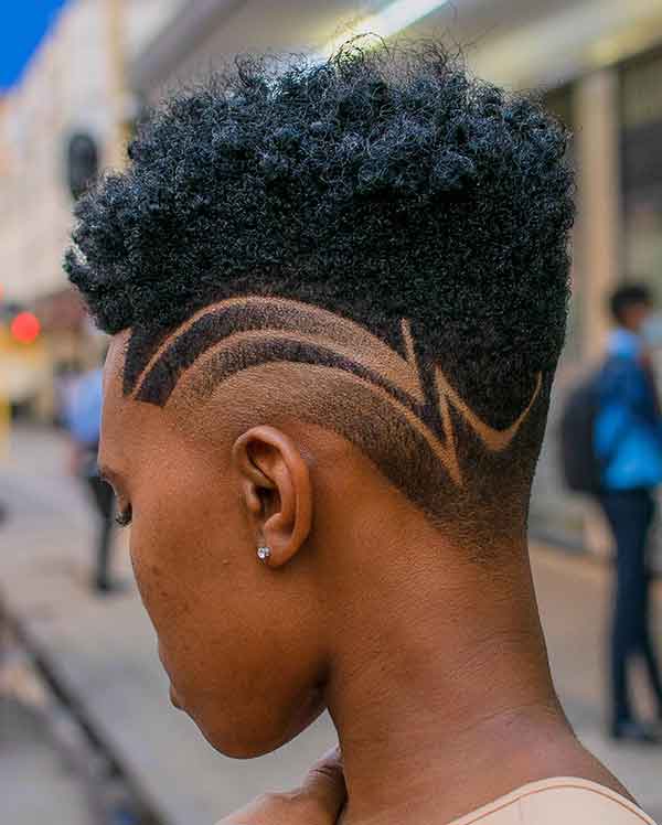 Fade Short Natural Haircuts For Black Females 2023