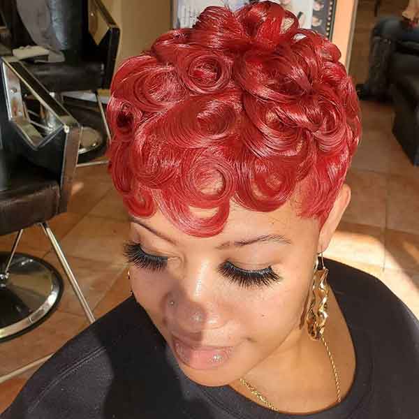 Curly Pixie Weave
