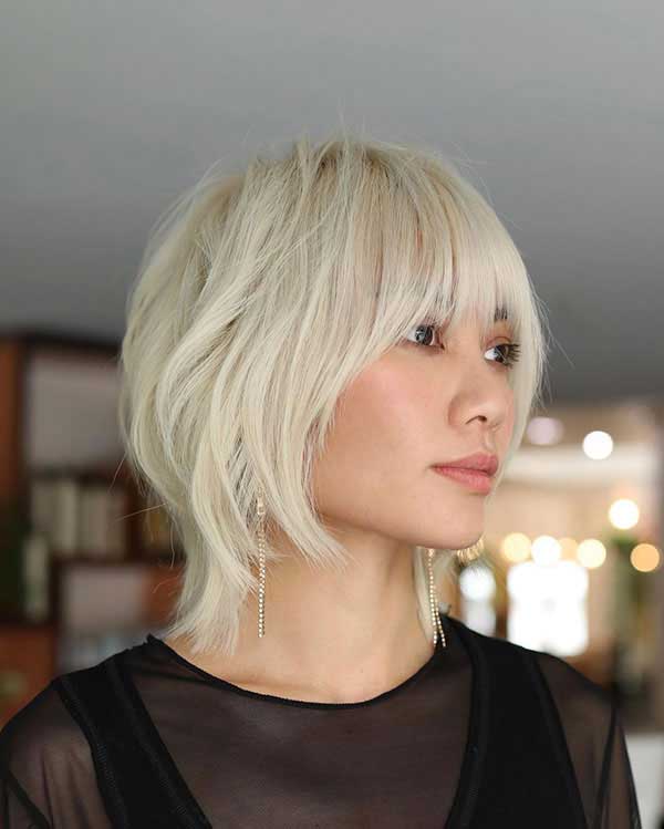 Very Short Bob Hairstyles With Fringe