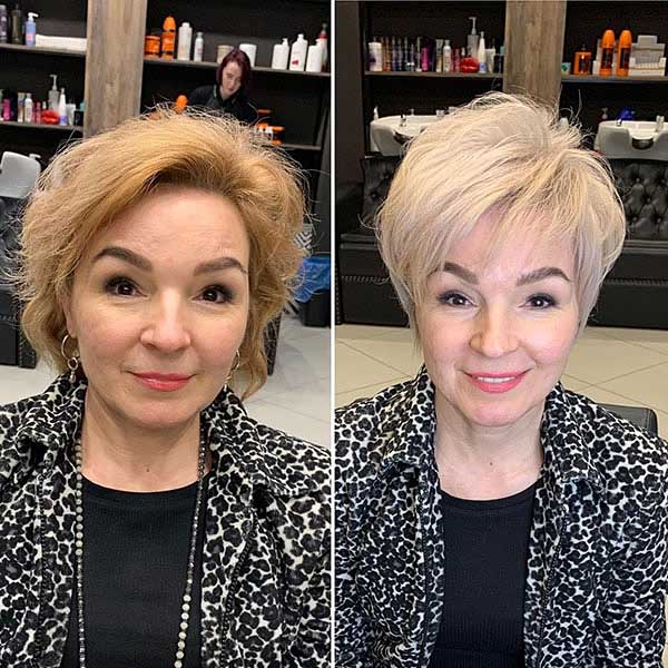Short Pixie Cuts For Thick Hair Over 50