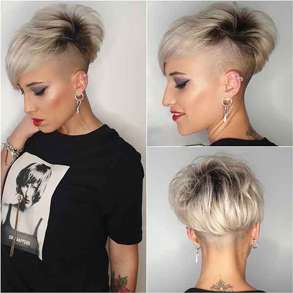 Edgy Funky Pixie Cut