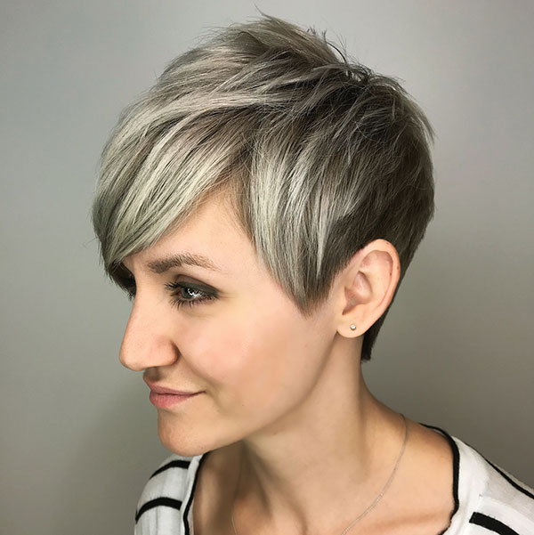 Short Choppy Hairstyles For Over 40