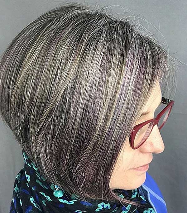 Short Hairstyles For Grey Hair Over 60