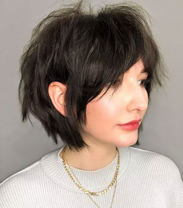 Choppy Short Hairstyles For Thick Hair