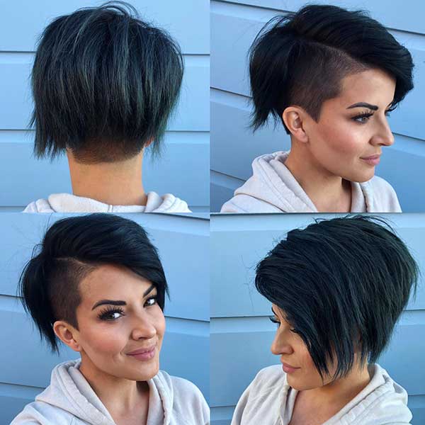 Stacked Bob With Undercut