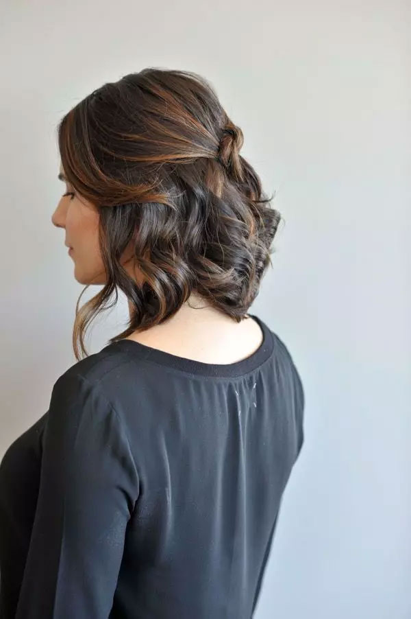 Easy Half Up Half Down Hairstyles For Short Hair