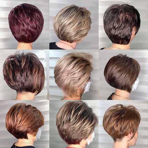 Short Haircut With Long Layers