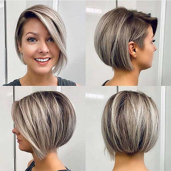 Short Thick Hair Round Face