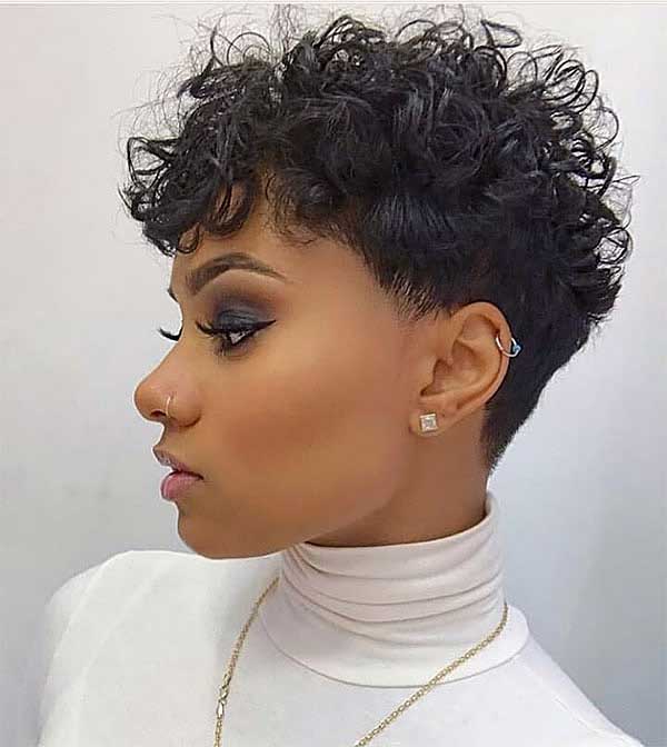 Very Short Curly Pixie Haircuts
