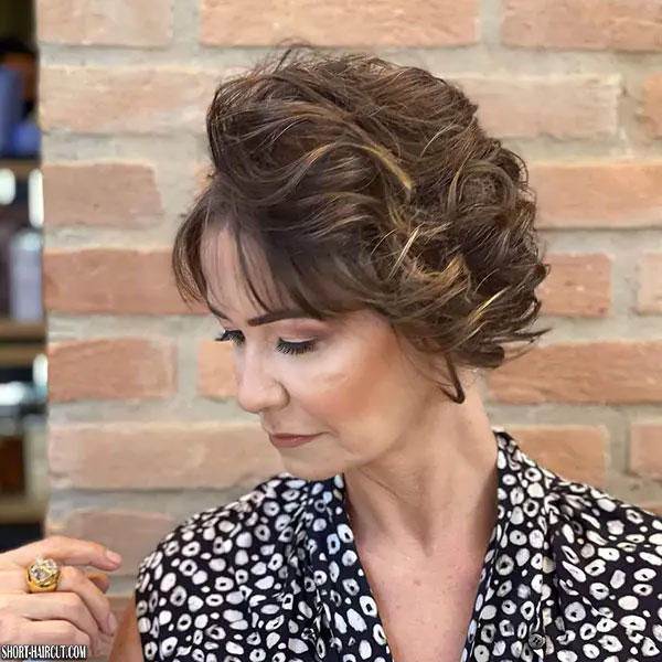 Short Hairstyles For Thick Curly Hair Over 60