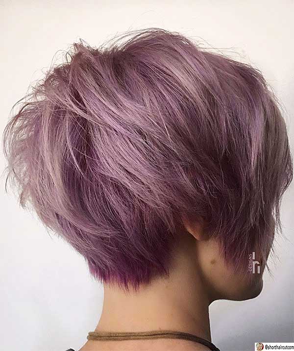 Short Lavender Hairstyles