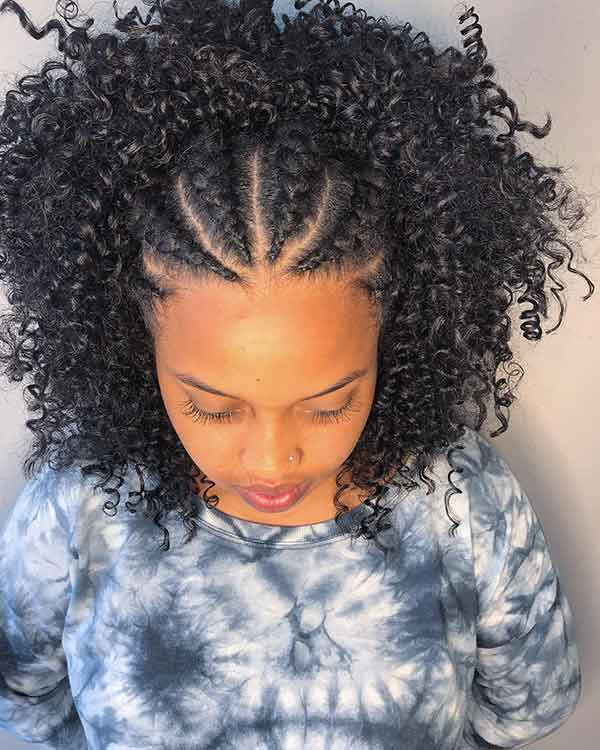 Short Curly Crochet Braids Hairstyles