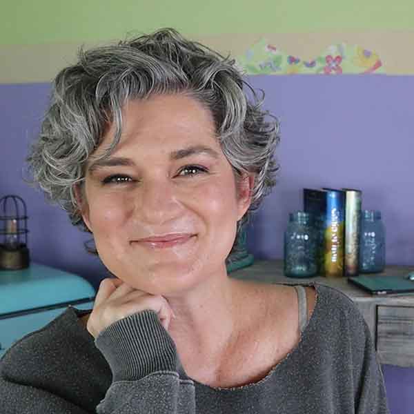 Short Curly Grey Hair Over 60