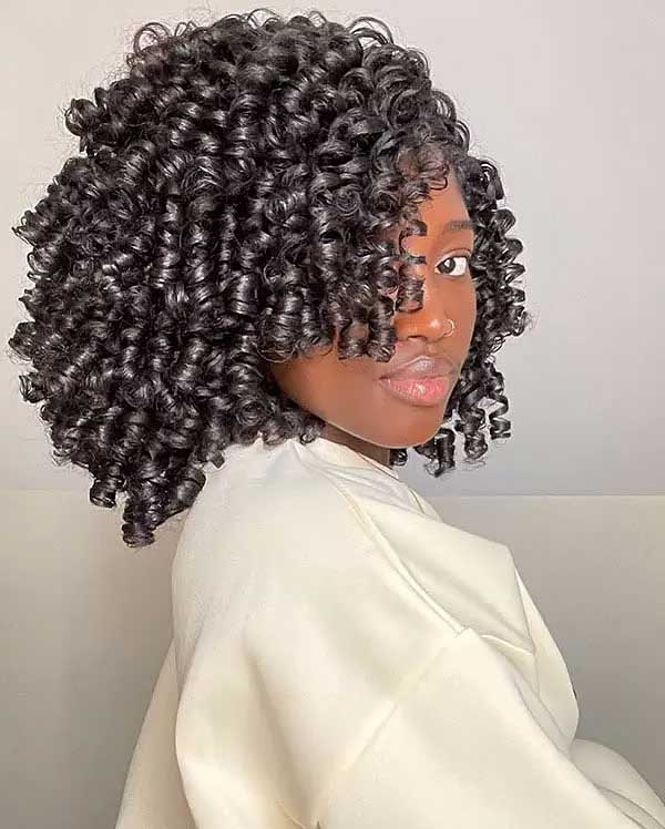 Short Crochet Curly Hairstyles