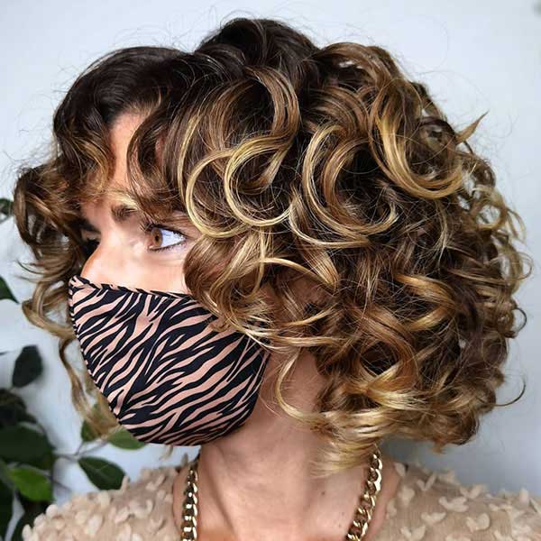 Layered Curly Bob Hairstyles For Over 50