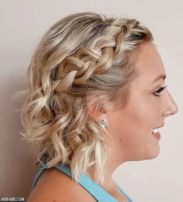 Casual Updos For Short Curly Hair