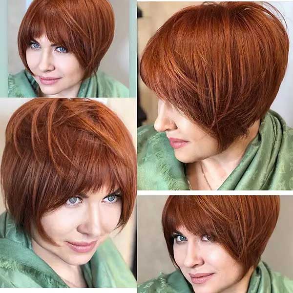 Thick Hair Short Haircuts For Round Faces