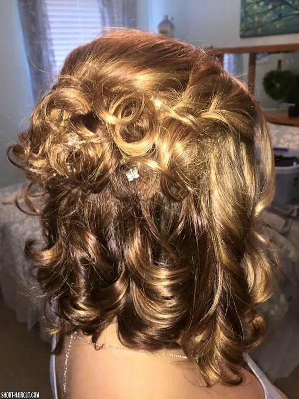 Half Updo Curly Hairstyles