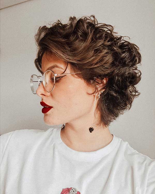 Long Pixie Cut For Thick Curly Hair