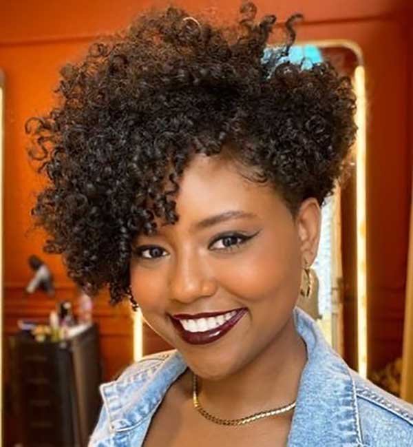 Very Short Natural Curly Hairstyles