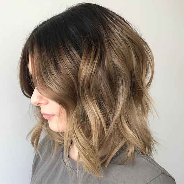Short Brown To Blonde Ombre