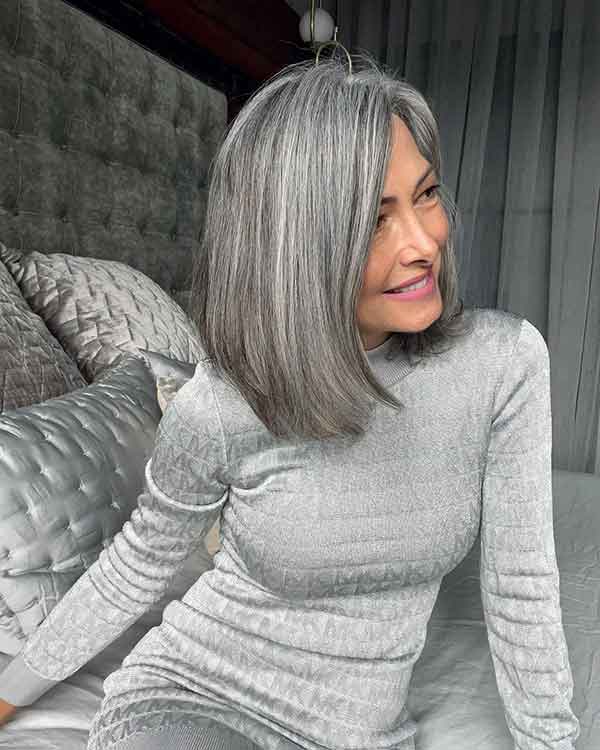Short Hair Gray Color