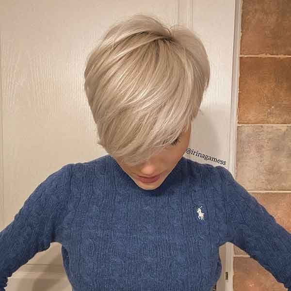 Pixie Cut With Bangs